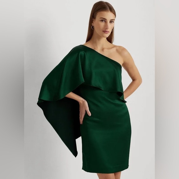 Ralph Lauren One Shoulder Dress - Picture 1 of 4